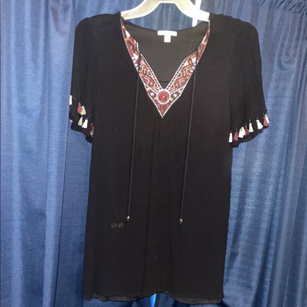 Miami Black and Pink Graphic Mini Dress